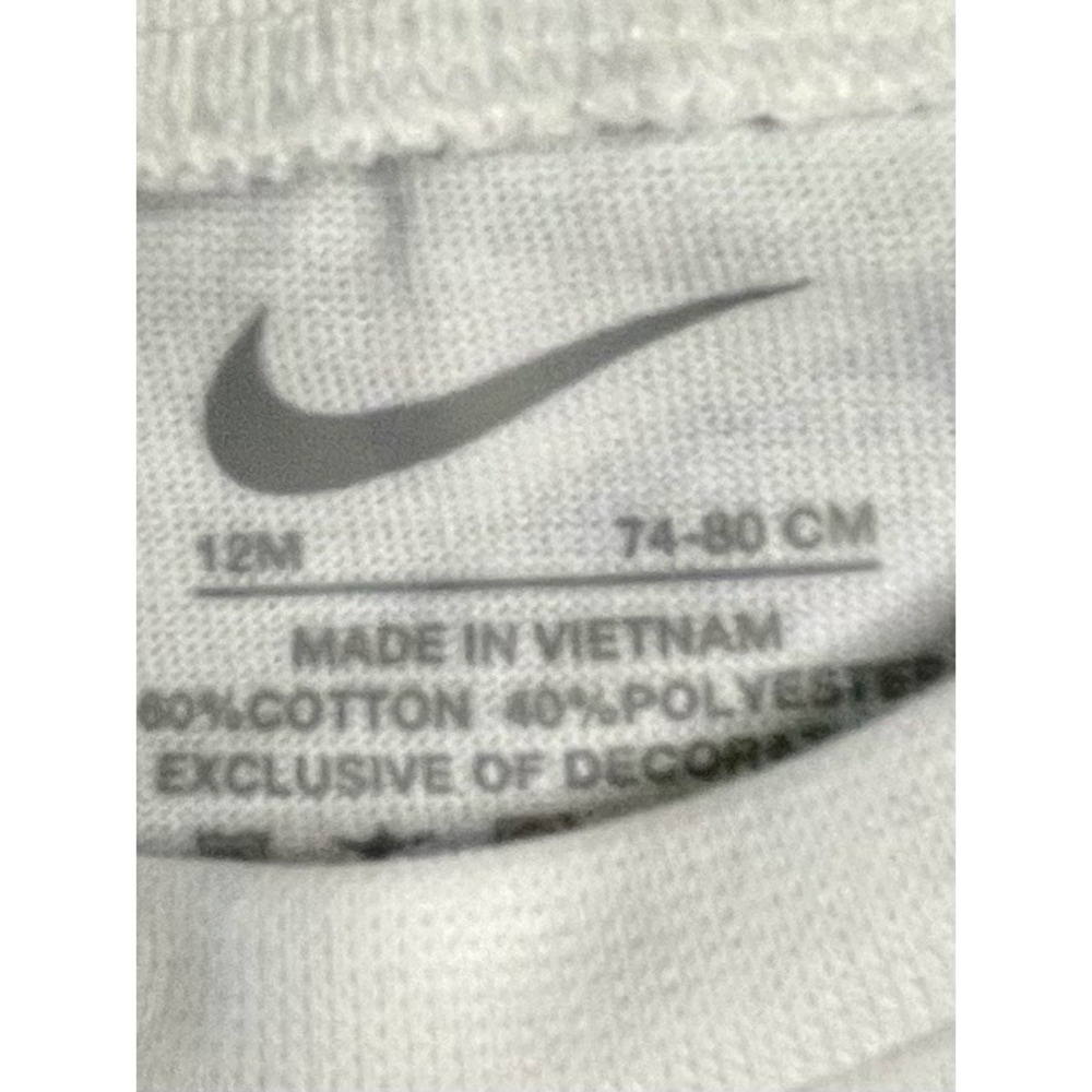 NEW Nike Baby Girl 2 Piece Top & Shorts Set White Pink DRI-FIT 12 months 12m NWT - Picture 5 of 8